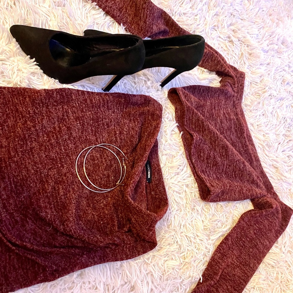 Owen off the shoulder Skirt Set